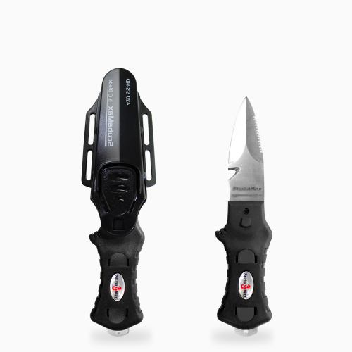 STAINLESS STEEL BCD DIVE KNIFE POINTED TIP BLADE